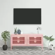 TV ormarić ružičasti 105 x 35 x 50 cm čelični