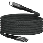 Verbatim 31863 magnet.USB-C kabel 100W 1,2m črn
