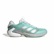 Ženska obutev za tenis adidas Adizero Ubersonic 5 Tennis Shoes Flash Aqua/Silver Met./Blush Pink EUR 39 1/3