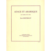 BERHELOT R:ADAGE ET ARABESQUE SAX ET PAI