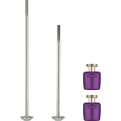 Abus Brava za bicikl, Nutfix Axle 100/135, Ljubicasta