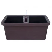 eoshop Skrinja BERBERIS DUO samozalivalne + stenji 80x39x35cm