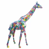 Casa Padrino XXL Decorative Sculpture Giraffe Multicolored H. 320 cm - Life Size Decorative Figure