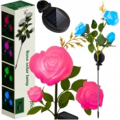Solarna dekorativna LED RGB vrtna svetilka vrtnica 80cm