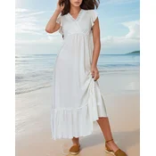 Resti Womens Long Dress with Lace