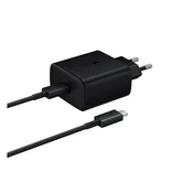 SAMSUNG mrežni punjac s Type-C prikljuckom 45 W, PD brzi punjac 2.0 + Type-C kabel, CRNA EP-TA845EBE + EP-DW767JBE