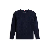 TOMMY HILFIGER Pulover Essential mornarska