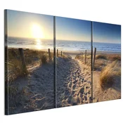shumee Slika na italijanskem platnu 90 x 60 cm triptih - eklektični slog - narava Slika na italijanskem platnu 120 x 80 cm triptih - eklektični slog - narava