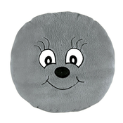 Bellatex Vzglavnik Kulička siv, premer 35 cm