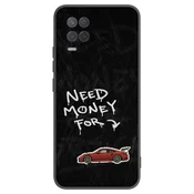 Silikonski črni ovitek za Realme 8 5G - Track Mode