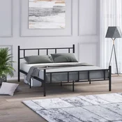 Hanah Home Francuski ležaj Akin, 120x88x200 cm, Crni
