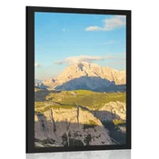 Plakat čudoviti razgled z gora - 20x30 white