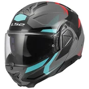 Motociklisticka kaciga na preklop LS2 FF910 Advant II Triple Nardo siva