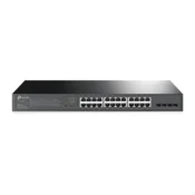 TP-LINK OMADA Switch 24x1000Mbps (24xPOE+) + 4x1 Gigabit SFP, JetStream TL-SG2428P