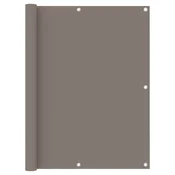 Vidaxl Balkonsko platno taupe 120x600 cm oksford blago