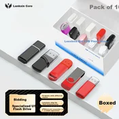 Lankxin USB Flash memorija, 128MB, USB 2.0, 10 komada, Višebojna
