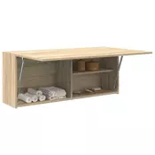 Vidaxl vidaXL Stenska kopalniška omarica, hrast sonoma, 100x25x40 cm