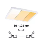 Paulmann 92994 -LED/16W IP44 prigušiva kupatilska ugradna svetiljka VARIFIT 230V