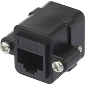 Renkforce Renkforce RJ45 omrežni adapter CAT 6 [1x RJ45 vtičnica - 1x RJ45 vtičnica] črna, (20429505)