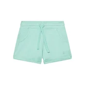 Otroške bombažne kratke hlače United Colors of Benetton turkizna barva, 3J68C901C