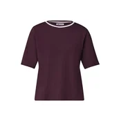 STREET ONE Majica magenta / bela