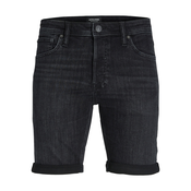 JACK & JONES Traperice RICK ORIGINAL, crni traper