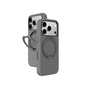Ovitek Cloudie za iPhone 17 Pro s stojalom - siv