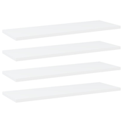 vidaXL Dodatne police za omaro 4 kosi bele 60x20x1,5 cm iverna plošča
