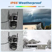 SmartHome AI sigurnosna kamera, 10 MP, 2.4GHz, 5GHz, 4G