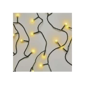 LED božična cherry veriga – kroglice, 20 m, zunan. in notran.,topla bela,programi,časovnik