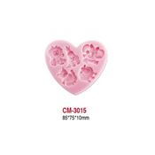 Hani International Kalup, Silikonski, 85x75x10mm, Roze