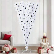 Umjetno božicno drvce s stalakom Bijelo 240 cm PVC i Celik