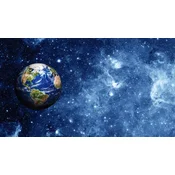 shumee Magnetna podloga za pokrov radiatorja Space Earth 60x100cm
