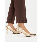 Čevlji z visoko peto LAUREN RALPH LAUREN Lanette Metallic 802978205002 Zlata