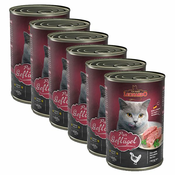 Mokra hrana za mačke Leonardo - perutnina 6x400 g