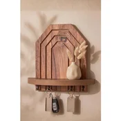 Hanah Home zidna polica Artmtkwll10-Oak, 26 cm, hrast