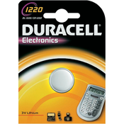 Duracell Litijeva gumbna baterija Duracell, CR 1220, 3 V, BR1220, DL1220, ECR1220, KCR1220, KL1220
