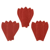 Brusilni papir z velcro delto 32 x 92 mm, K60, K100, K180, komplet 15 kosov 54H008