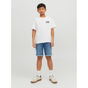 Jack & Jones Junior Jeans kratke hlače 12257395 Modra Regular Fit