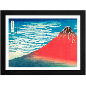 Plakat s okvirom GB eye Art: Hokusai - Red Fuji