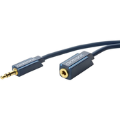 clicktronic Avdio priključni kabel Clicktronic [1x cinch vtič 3.5 mm - 1x Klinkenbuchse 3.5 mm] 3 m moder pozlačen vtični kontaktk