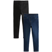 Next Kavbojke moder denim/črna