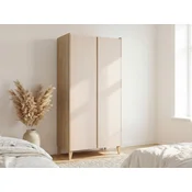 Garderobna omara Velrome 109 (Hrast + Bež)