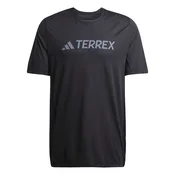 Adidas MT LOG TECH T, muška majica za planinarenje, crna KPI81