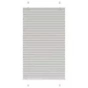 Plisirana roleta svijetlosiva 80x150 cm širina tkanine 79,4 cm