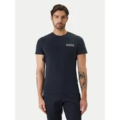 Guess Majica U6GM03 K6YW1 Mornarsko modra Slim Fit