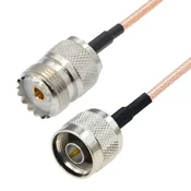 shumee Pigtail N vtič/UHF vtičnica RG316 50 cm