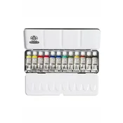 Set akvarelnih barv v tubah Schmincke HORADAM v kovinski škatli | 12 x 5 ml