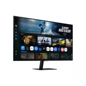 SAMSUNG LS32FM702UUXDU 32-palčni UHD (VA) zaslon 3840x2160, 4 ms, 60 Hz, HDR10, HDMI, USB-C, Wi-Fi, vgrajeni zvočniki