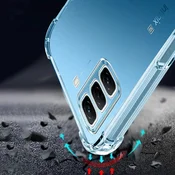 Overboard Ovitek za Infinix Hot 50 Pro+ 4G, odporen proti padcem, prozoren